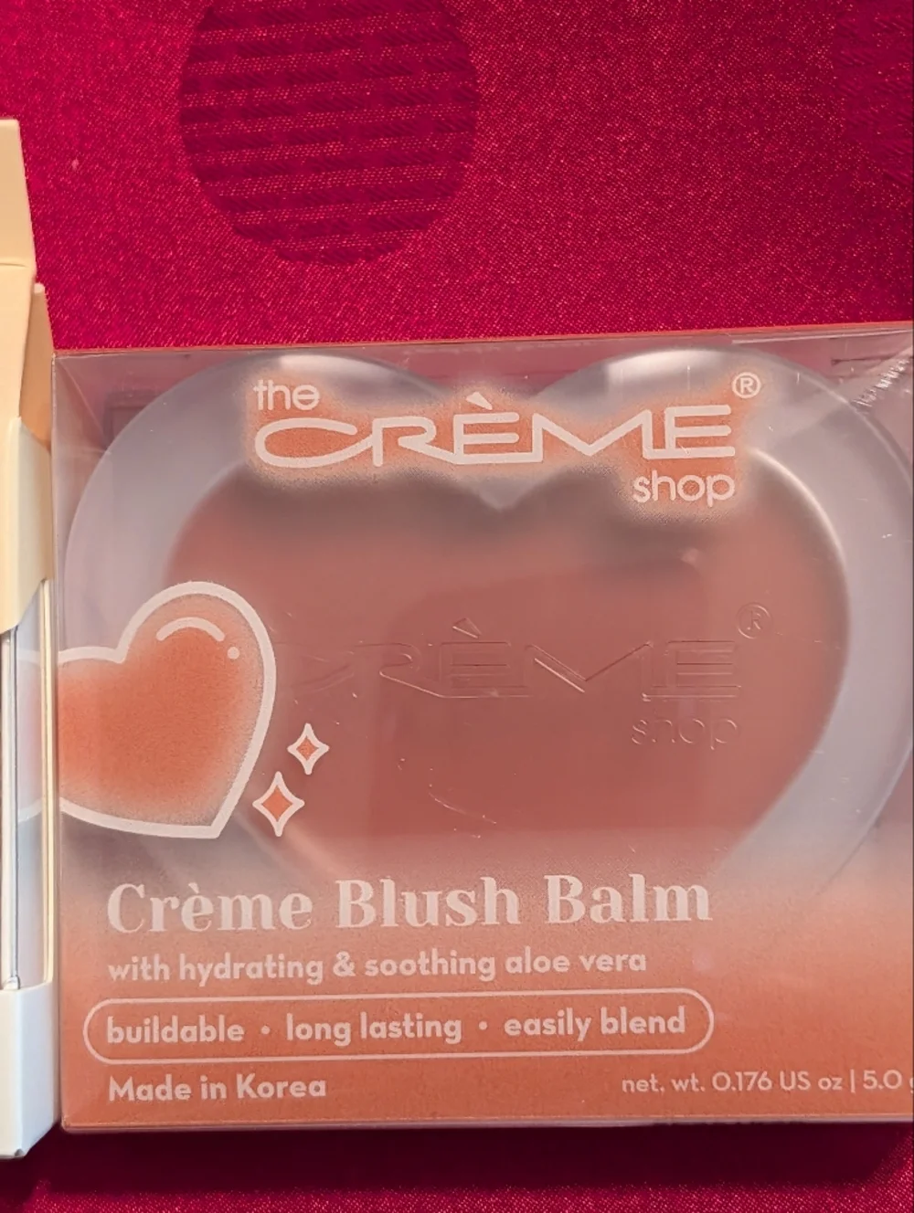 The Crème Shop Creme Blush Balm In Teddy Bear & Creme Eyeshadow In Croissant NIB